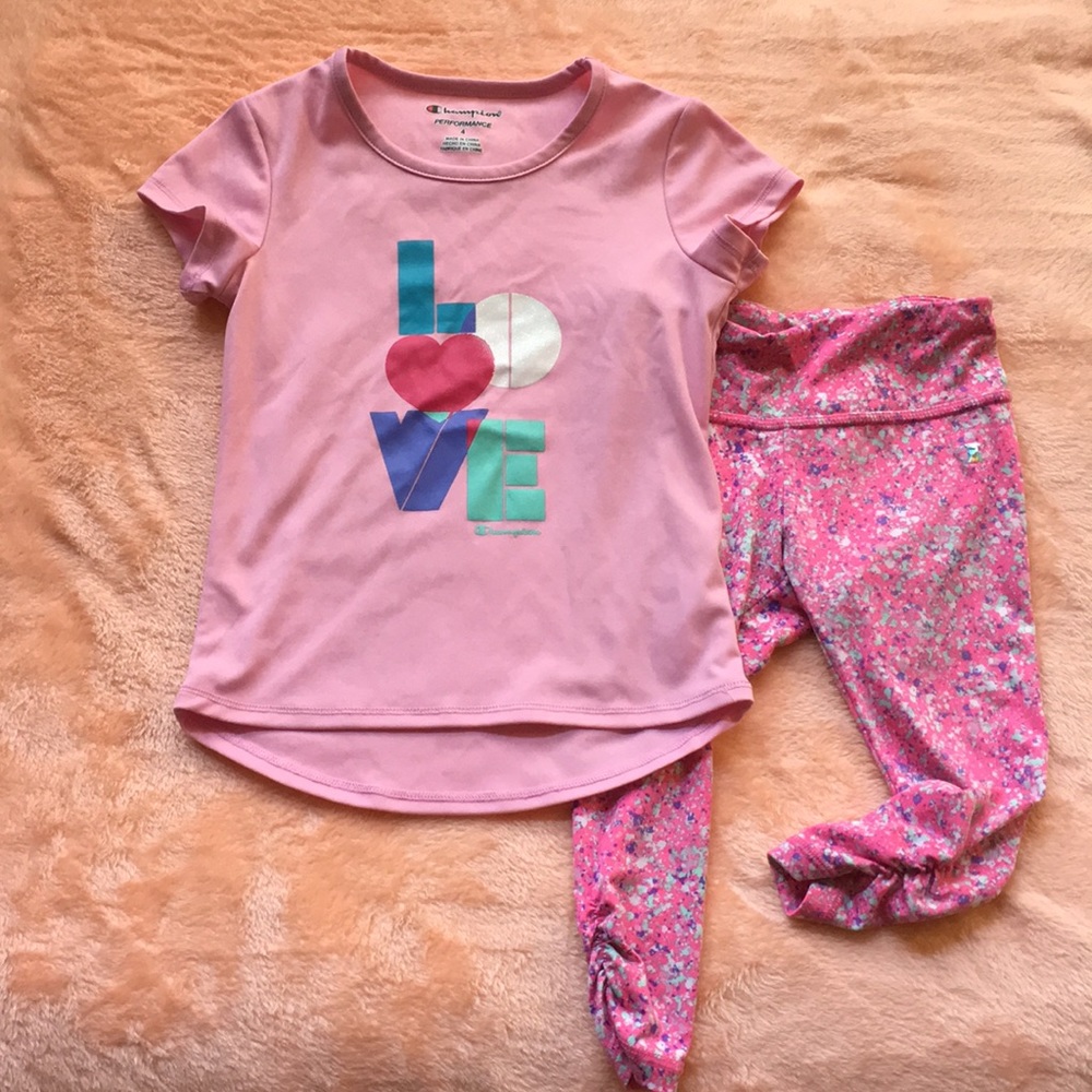 Champion Performance girls outfit sz 4